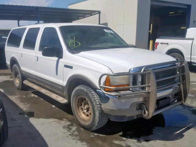 1FMNU42L31EA39643 - 2001 FORD EXCURSION WHITE photo 1