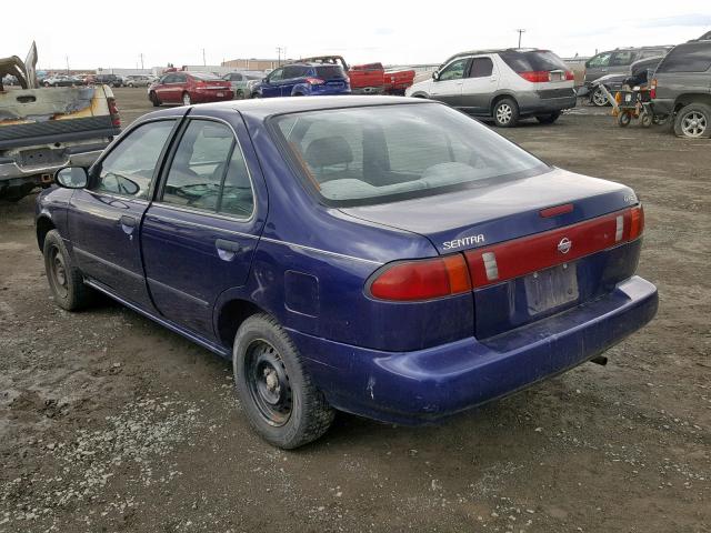 1N4AB41D6TC701223 - 1996 NISSAN SENTRA E PURPLE photo 3