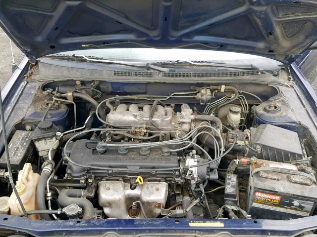 1N4AB41D6TC701223 - 1996 NISSAN SENTRA E PURPLE photo 7