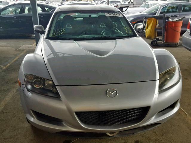 JM1FE17N250156230 - 2005 MAZDA RX8 SILVER photo 10