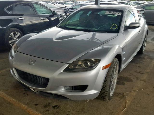 JM1FE17N250156230 - 2005 MAZDA RX8 SILVER photo 2