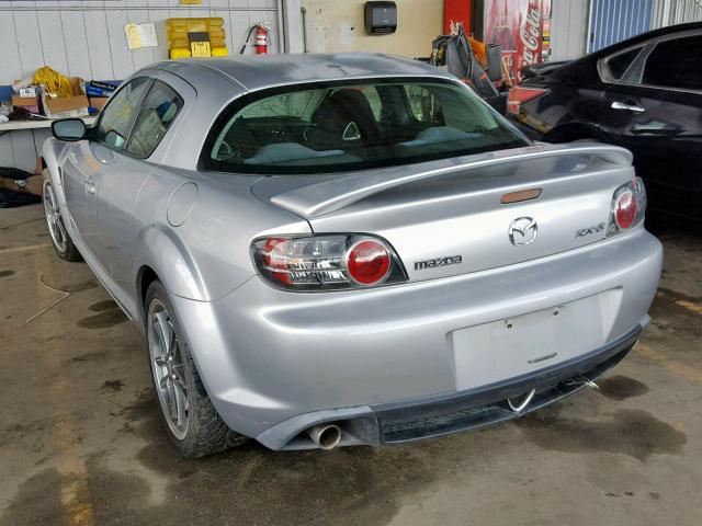 JM1FE17N250156230 - 2005 MAZDA RX8 SILVER photo 3