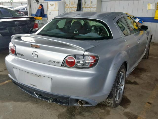 JM1FE17N250156230 - 2005 MAZDA RX8 SILVER photo 4