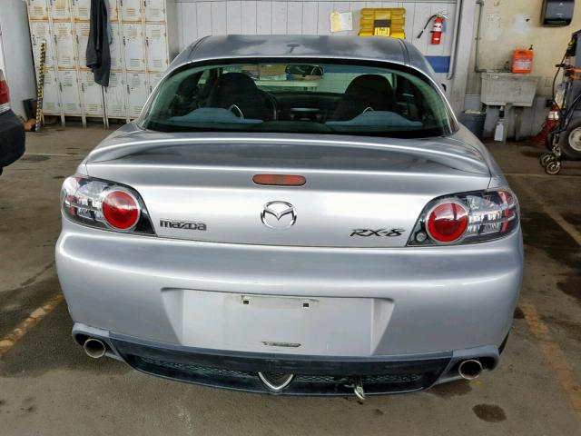 JM1FE17N250156230 - 2005 MAZDA RX8 SILVER photo 9