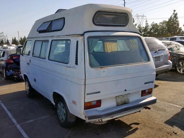 WV2YA025XCH009479 - 1982 VOLKSWAGEN VANAGON BU WHITE photo 3