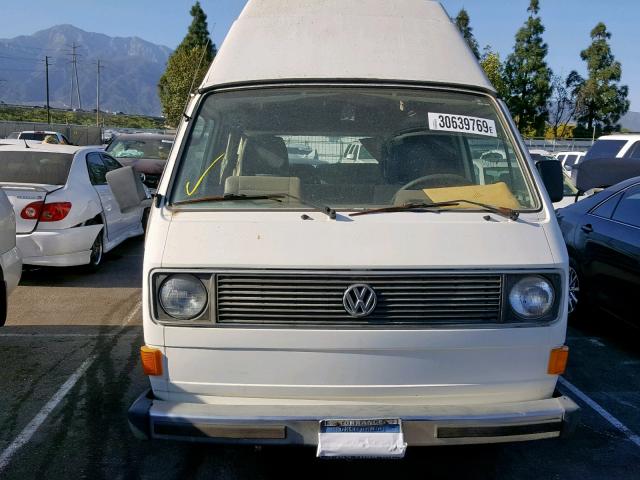 WV2YA025XCH009479 - 1982 VOLKSWAGEN VANAGON BU WHITE photo 9