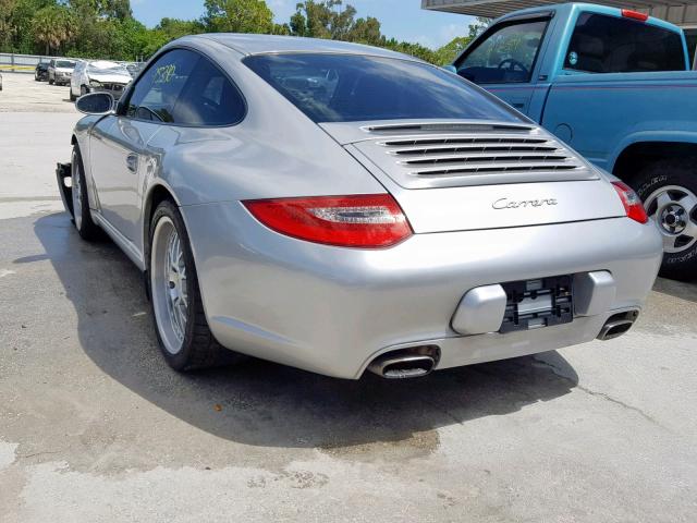 WP0AA29905S715600 - 2005 PORSCHE 911 NEW GE SILVER photo 3