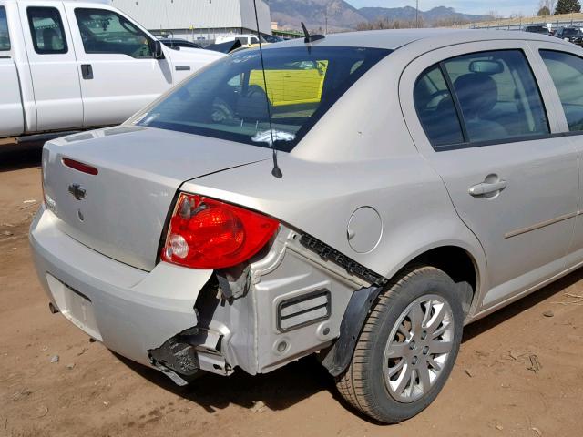 1G1AT58H997258808 - 2009 CHEVROLET COBALT LT GOLD photo 9