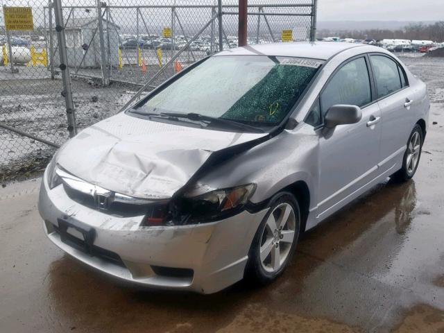 2HGFA1F66BH512127 - 2011 HONDA CIVIC LX-S SILVER photo 2