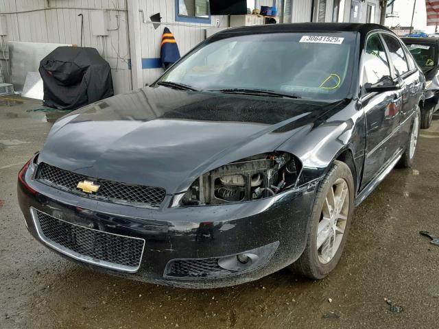 2G1WC5E35G1148623 - 2016 CHEVROLET IMPALA LIM BLACK photo 2