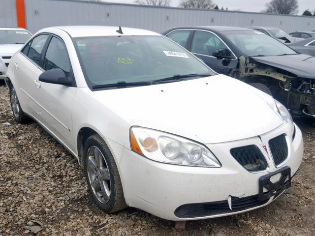 1G2ZH57NX84167165 - 2008 PONTIAC G6 GT WHITE photo 1