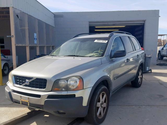 YV1CY59H341123247 - 2004 VOLVO XC90 GRAY photo 2