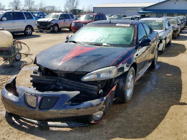 2G2WR524841212852 - 2004 PONTIAC GRAND PRIX BLACK photo 2