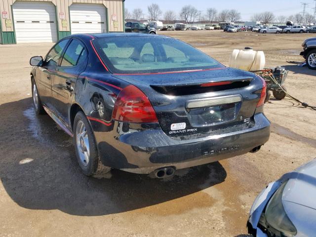2G2WR524841212852 - 2004 PONTIAC GRAND PRIX BLACK photo 3