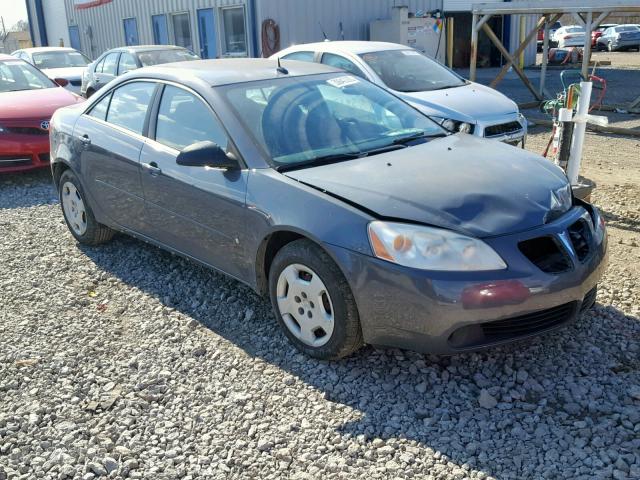 1G2ZF57B584227459 - 2008 PONTIAC G6 VALUE L GRAY photo 1