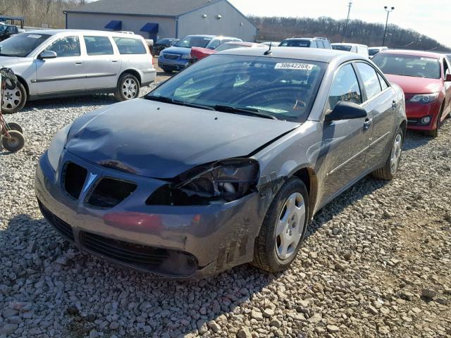 1G2ZF57B584227459 - 2008 PONTIAC G6 VALUE L GRAY photo 2