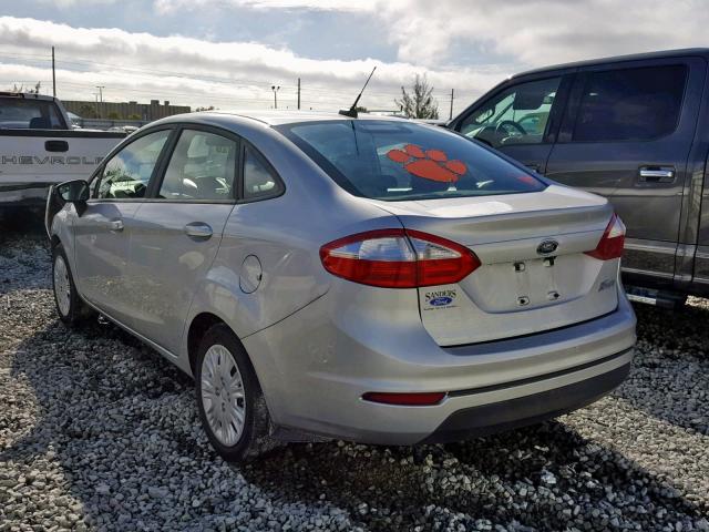 3FADP4AJ0JM105850 - 2018 FORD FIESTA S SILVER photo 3