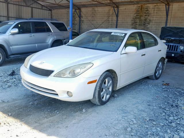 JTHBA30G465173082 - 2006 LEXUS ES 330 WHITE photo 2