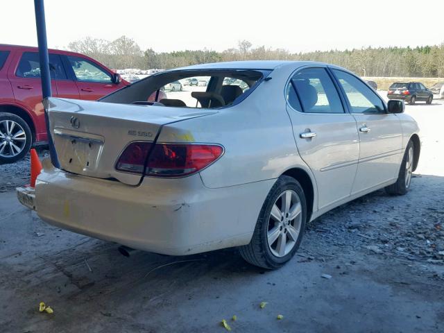 JTHBA30G465173082 - 2006 LEXUS ES 330 WHITE photo 4