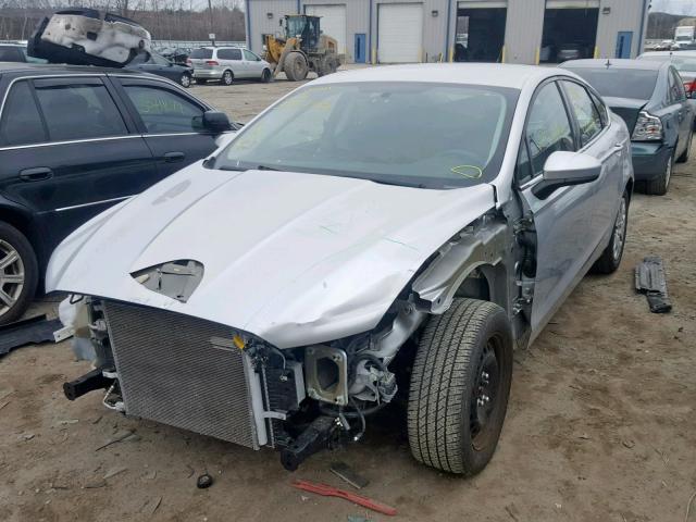 3FA6P0G75DR196859 - 2013 FORD FUSION S SILVER photo 2