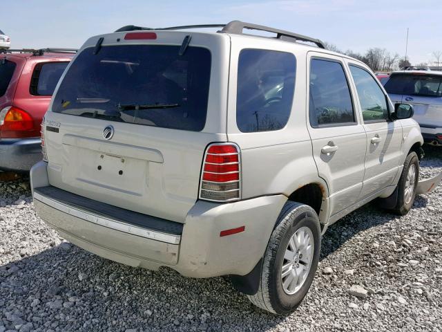 4M2YU80Z37KJ09453 - 2007 MERCURY MARINER CO WHITE photo 4