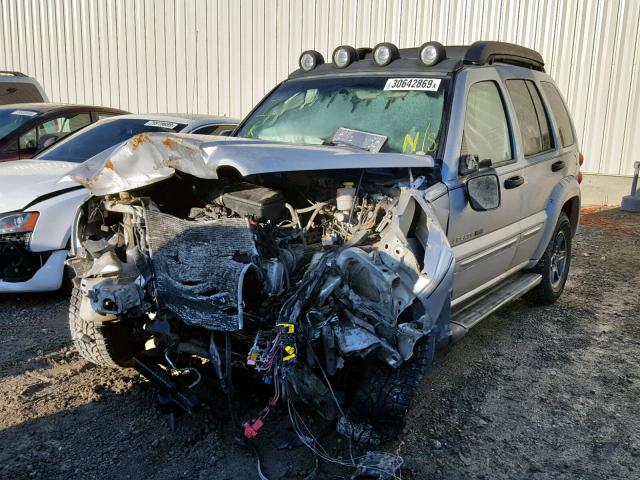 1J4GL38K83W573219 - 2003 JEEP LIBERTY RE GRAY photo 2