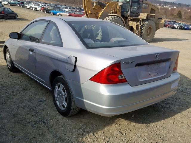 1HGEM21232L067023 - 2002 HONDA CIVIC DX SILVER photo 3