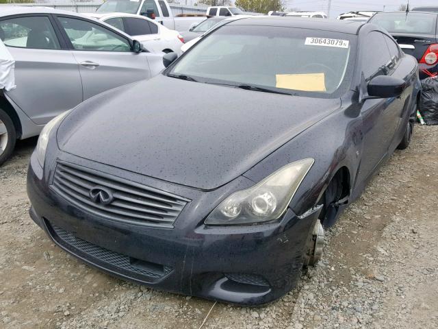 JNKCV64E48M108342 - 2008 INFINITI G37 BASE BLACK photo 2