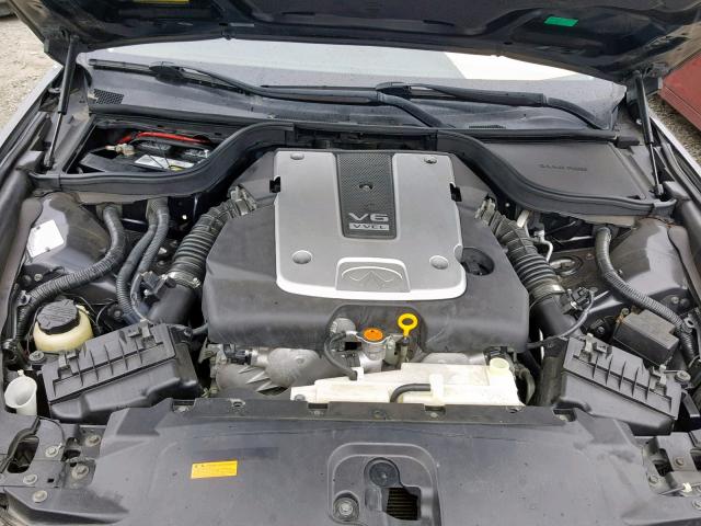 JNKCV64E48M108342 - 2008 INFINITI G37 BASE BLACK photo 7