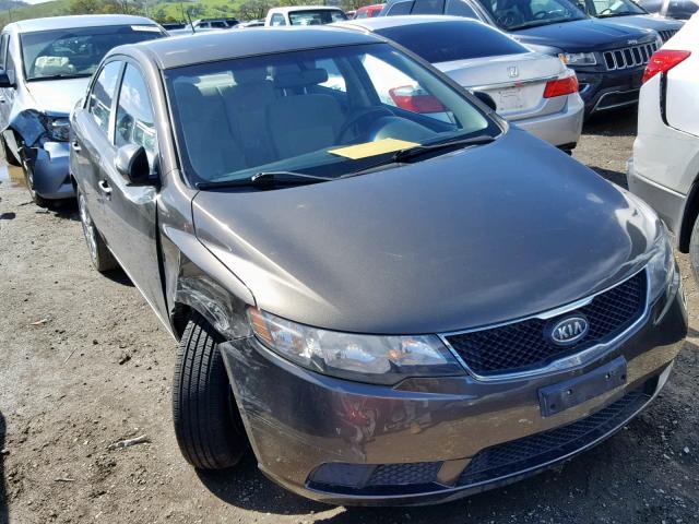 KNAFU4A28A5062110 - 2010 KIA FORTE EX CHARCOAL photo 1