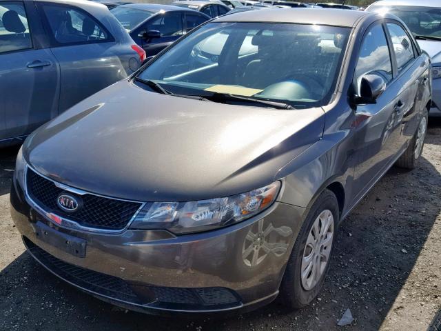 KNAFU4A28A5062110 - 2010 KIA FORTE EX CHARCOAL photo 2