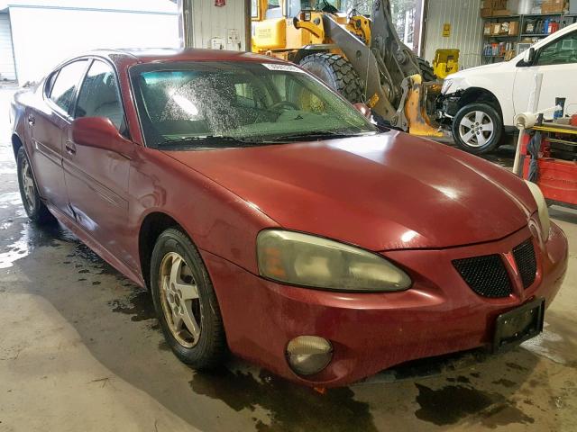 2G2WP522841150485 - 2004 PONTIAC GRAND PRIX MAROON photo 1