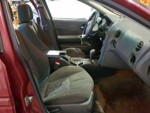 2G2WP522841150485 - 2004 PONTIAC GRAND PRIX MAROON photo 5
