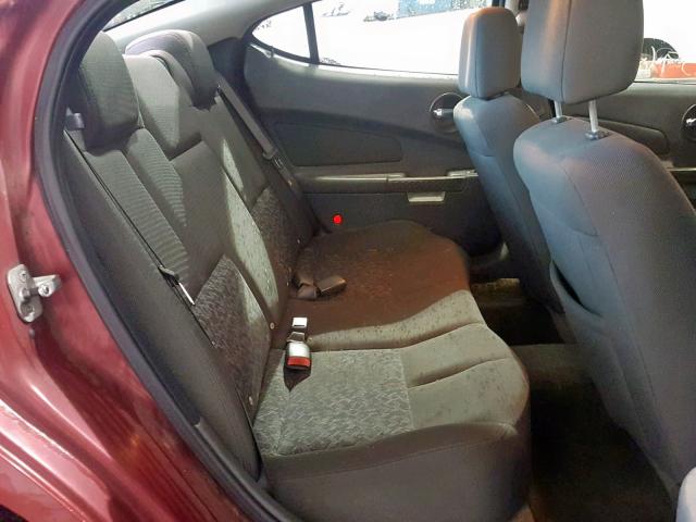 2G2WP522841150485 - 2004 PONTIAC GRAND PRIX MAROON photo 6