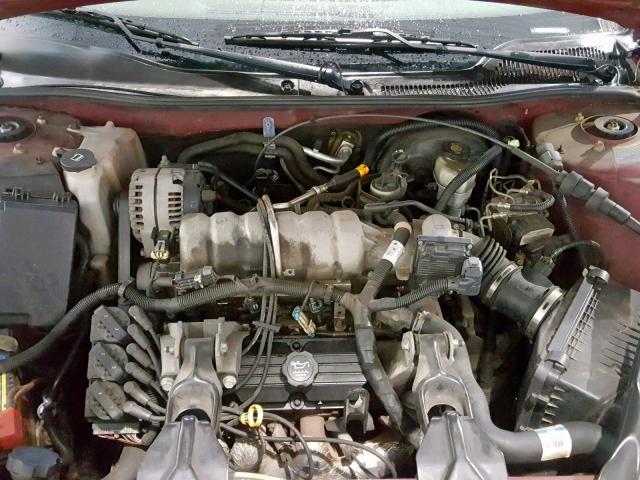 2G2WP522841150485 - 2004 PONTIAC GRAND PRIX MAROON photo 7