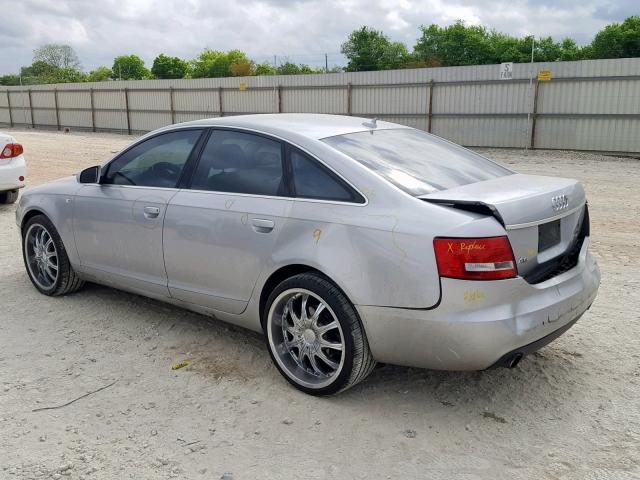 WAUDH74F27N083930 - 2007 AUDI A6 3.2 QUA SILVER photo 3