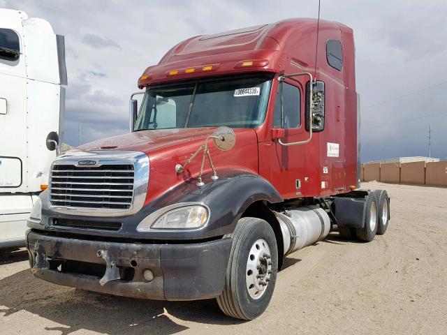 1FUJA6CK98DZ92461 - 2008 FREIGHTLINER CONVENTION BURGUNDY photo 2