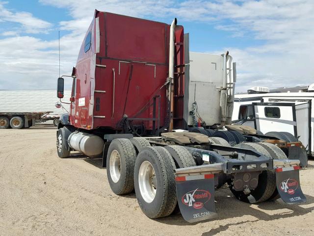 1FUJA6CK98DZ92461 - 2008 FREIGHTLINER CONVENTION BURGUNDY photo 3