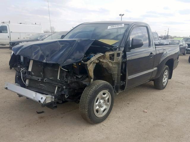 5TFNX4CN1CX014758 - 2012 TOYOTA TACOMA BLACK photo 2