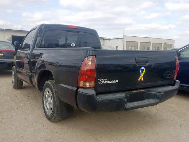 5TFNX4CN1CX014758 - 2012 TOYOTA TACOMA BLACK photo 3