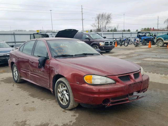 1G2NF52E63C106812 - 2003 PONTIAC GRAND AM S MAROON photo 1