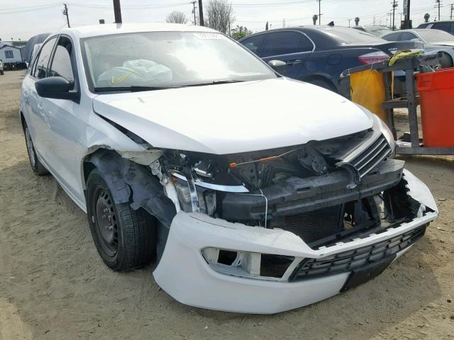 3VW2K7AJ8EM414356 - 2014 VOLKSWAGEN JETTA BASE WHITE photo 1