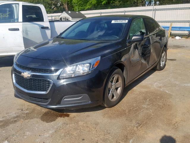 1G11B5SL5EF253279 - 2014 CHEVROLET MALIBU LS BLACK photo 2
