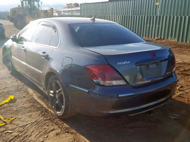 JH4KB16585C008055 - 2005 ACURA RL GRAY photo 3