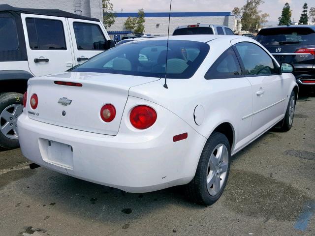 1G1AL18F887287786 - 2008 CHEVROLET COBALT LT WHITE photo 4