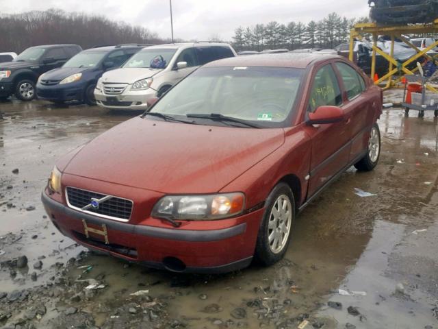 YV1RS61R712081953 - 2001 VOLVO S60 RED photo 2