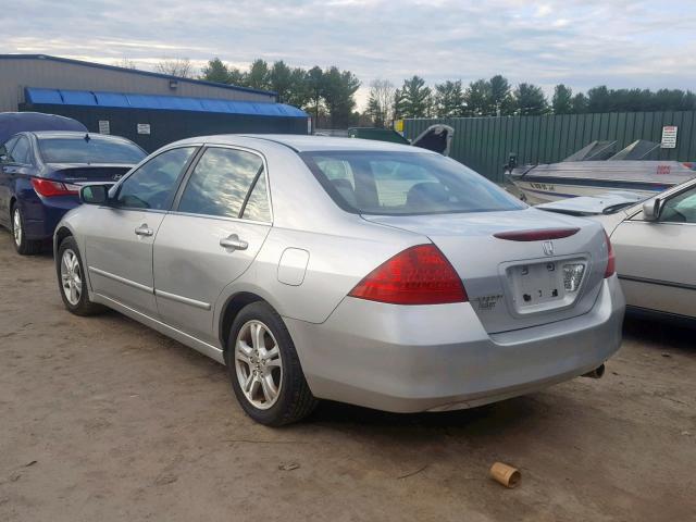 1HGCM56366A143832 - 2006 HONDA ACCORD SE SILVER photo 3