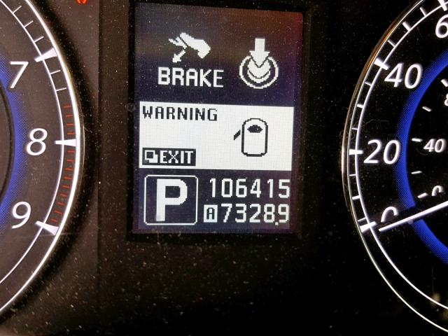 JN1AJ0HP0BM802159 - 2011 INFINITI EX35 BASE BLACK photo 8