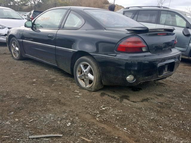 1G2NW12E61M563264 - 2001 PONTIAC GRAND AM G BLACK photo 3