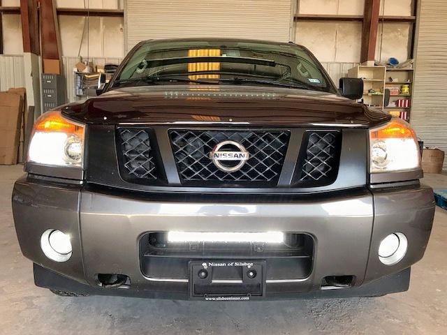 1N6BA0EK8EN509275 - 2014 NISSAN TITAN S GRAY photo 9